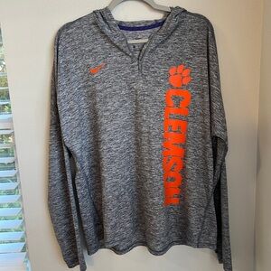 Nike Clemson Hooded Quarter-Zip